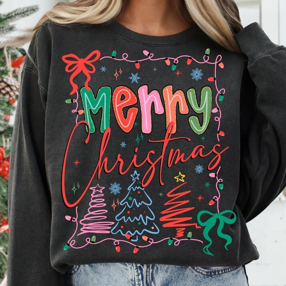 Christmas Coquette, Preppy Merry Christmas, Merry and bright 05